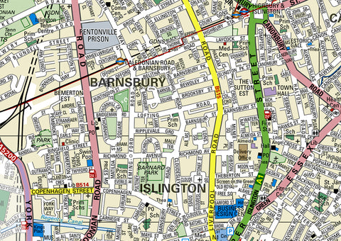 Islington London Borough Map | I Love Maps