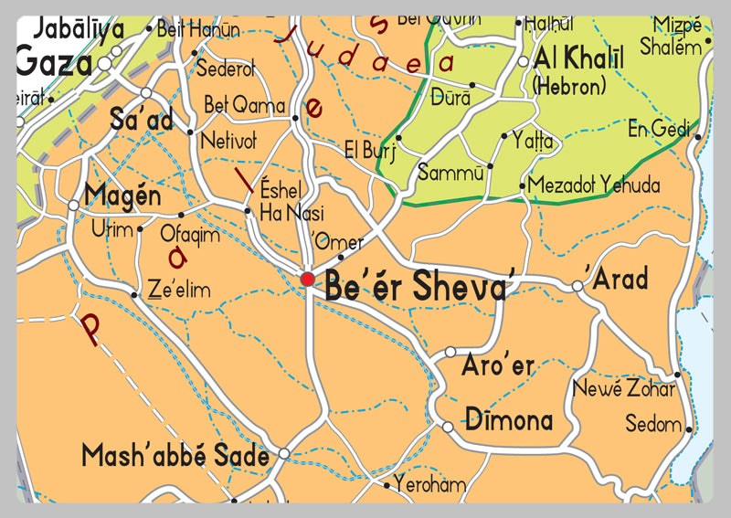 Israel Political Map