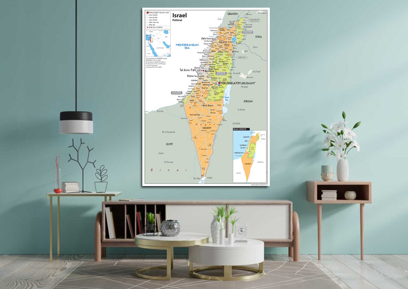 Israel Political Map