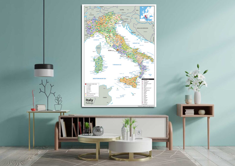 Italy Political Map