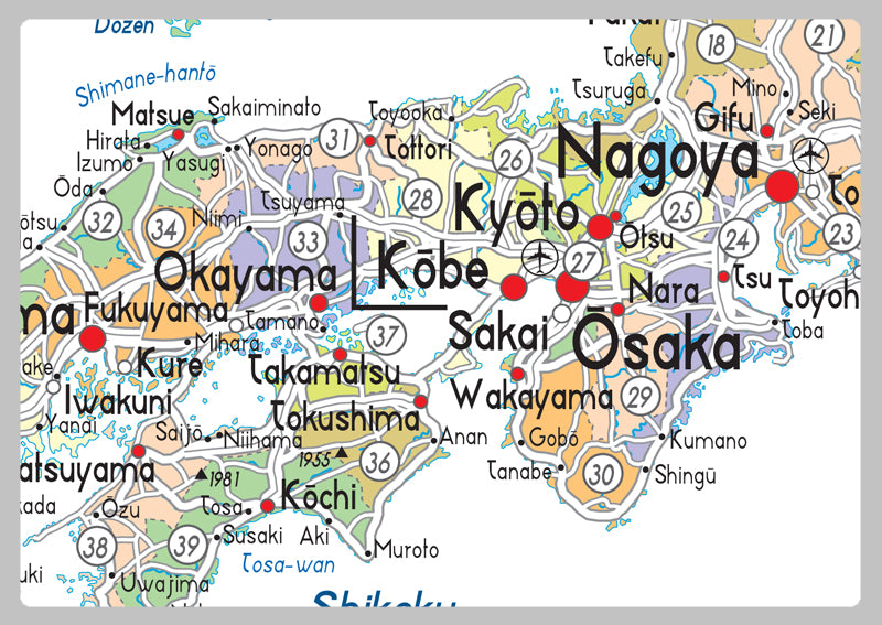 Printable Map Of Political Map Of Japan Japan Country Profile BBC