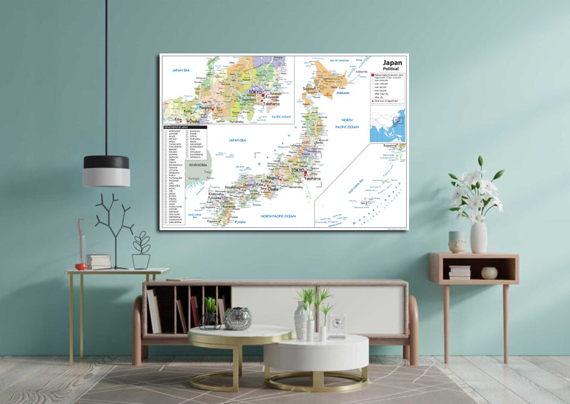 Japan Map Stack Japan Political Map– I Love Maps