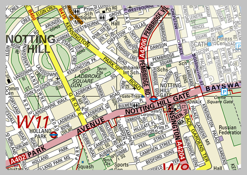 Kensington & Chelsea London Borough Map