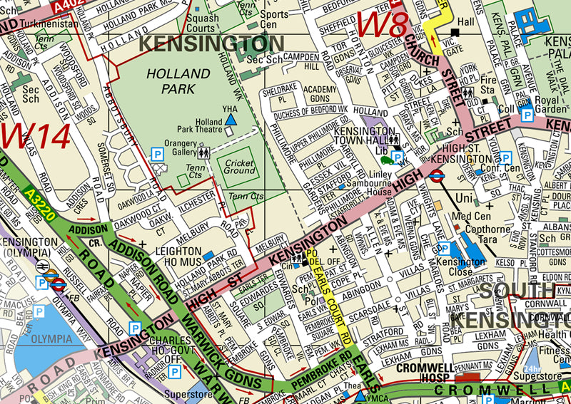 Kensington & Chelsea Borough Map