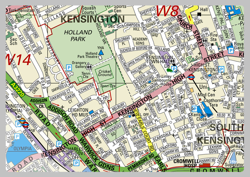 Kensington & Chelsea London Borough Map