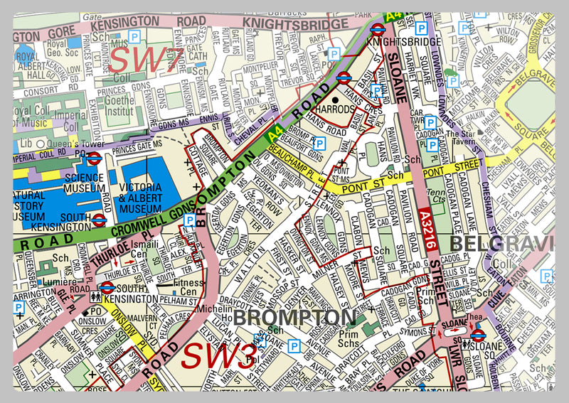 Kensington & Chelsea London Borough Map