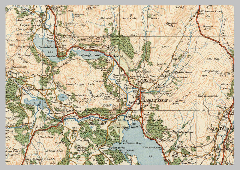 1920 Collection - Keswick & Ambleside Ordnance Survey Map