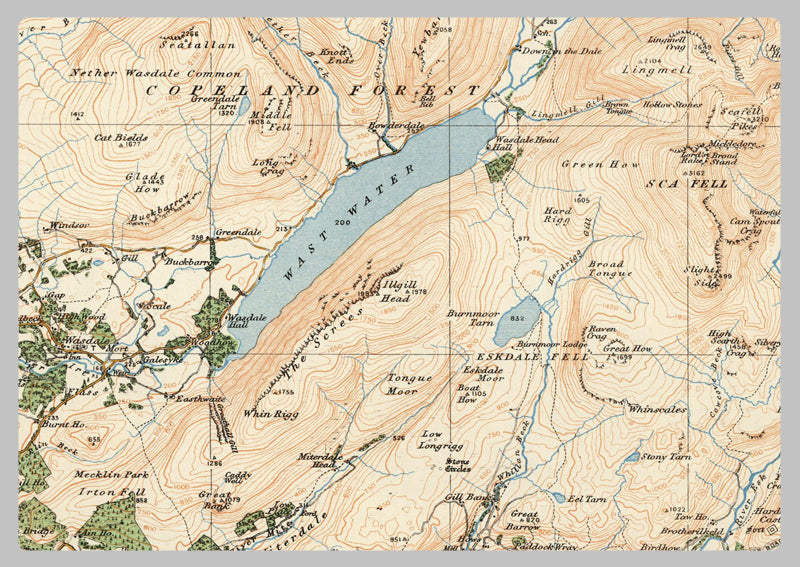 1920 Collection - Keswick & Ambleside Ordnance Survey Map