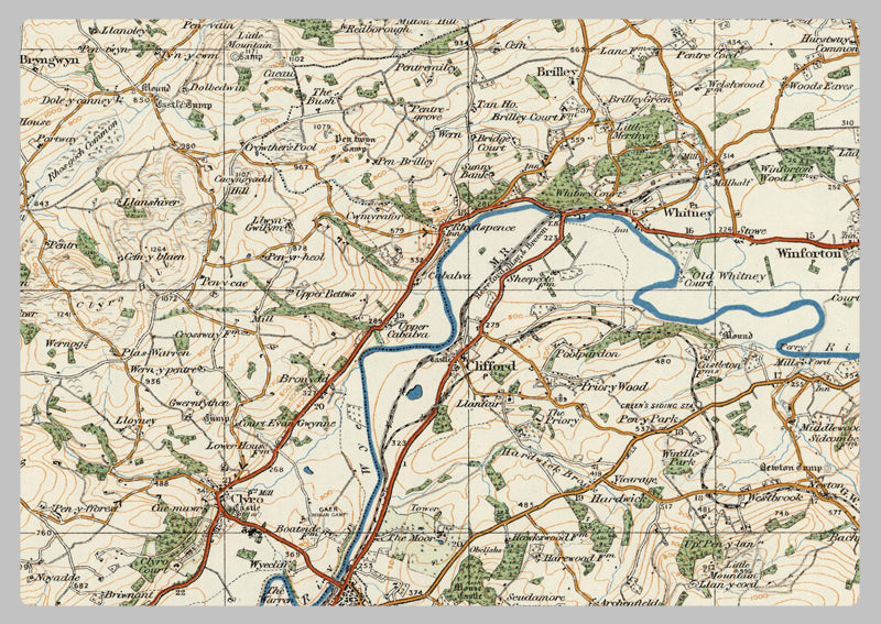 1920 Collection - Kington Ordnance Survey Map