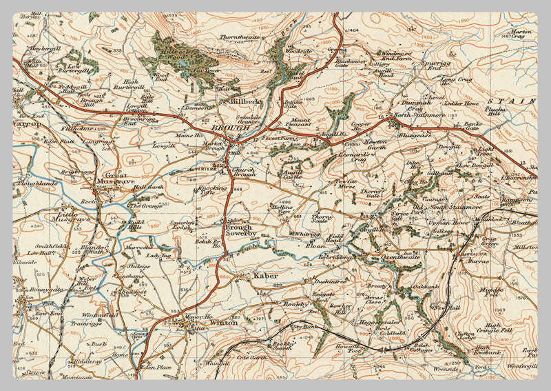 1920 Collection - Kirby Stephen & Appleby Ordnance Survey Map