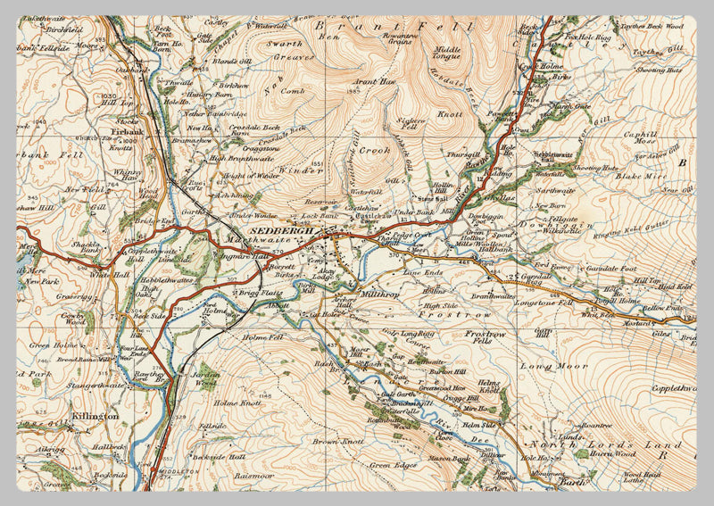 1920 Collection - Kirkby Lonsdale & Hawes Ordnance Survey Map