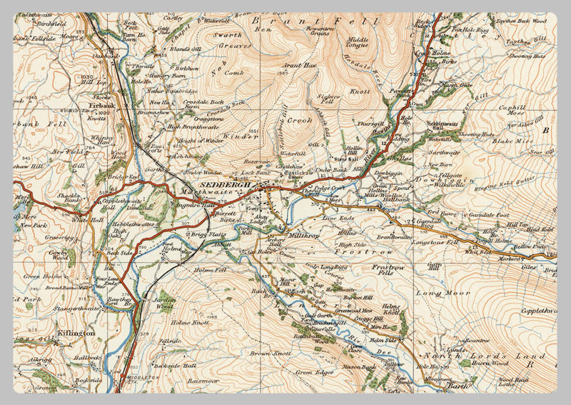 1920 Collection - Kirkby Lonsdale & Hawes Ordnance Survey Map