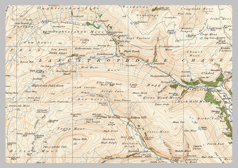 1920 Collection - Kirkby Lonsdale & Hawes Ordnance Survey Map