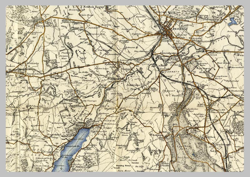 The Lake District Ordnance Survey Map - 1900