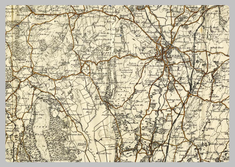 The Lake District Ordnance Survey Map - 1900