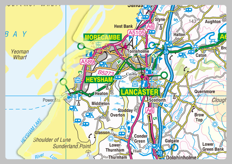 Lancashire County Map