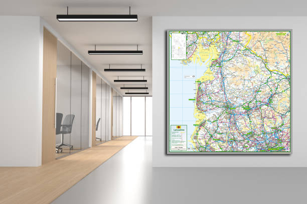 Lancashire County Map