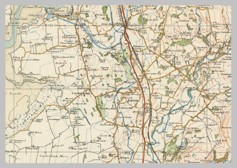 1920 Collection - Lancaster & Barrow Ordnance Survey Map– I Love Maps
