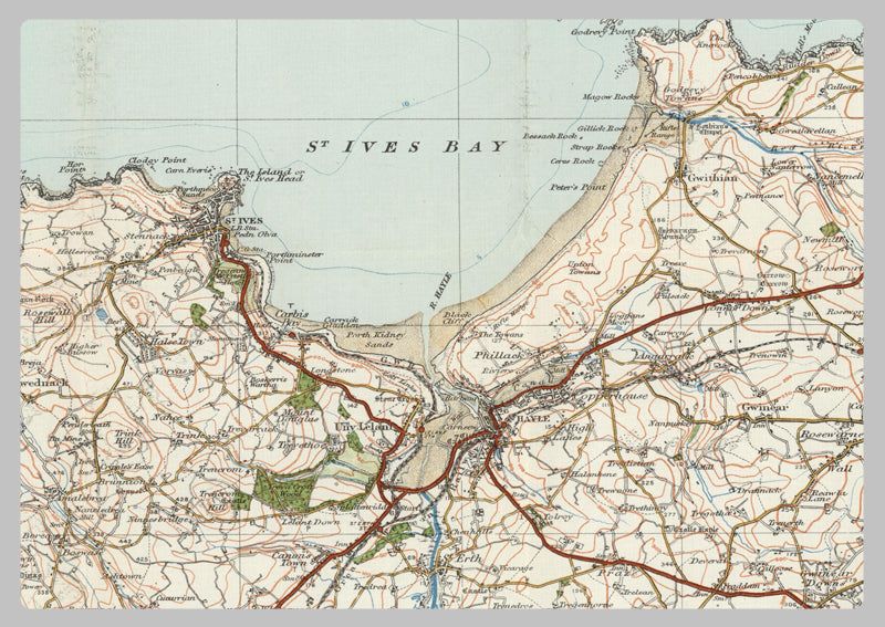 1920 Collection - Land's End & Lizard Ordnance Survey Map