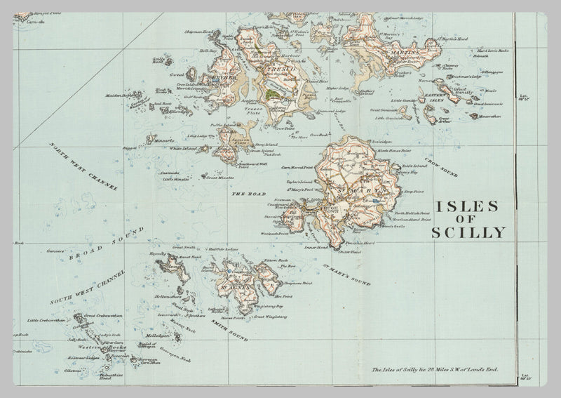 1920 Collection - Land's End & Lizard Ordnance Survey Map