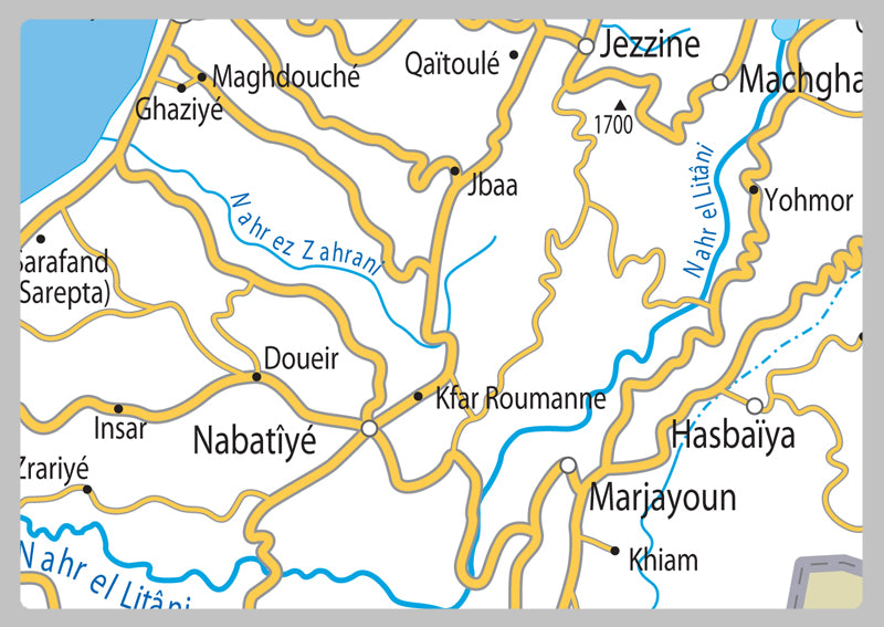 Lebanon Road Map