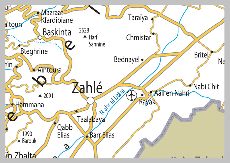 Lebanon Road Map