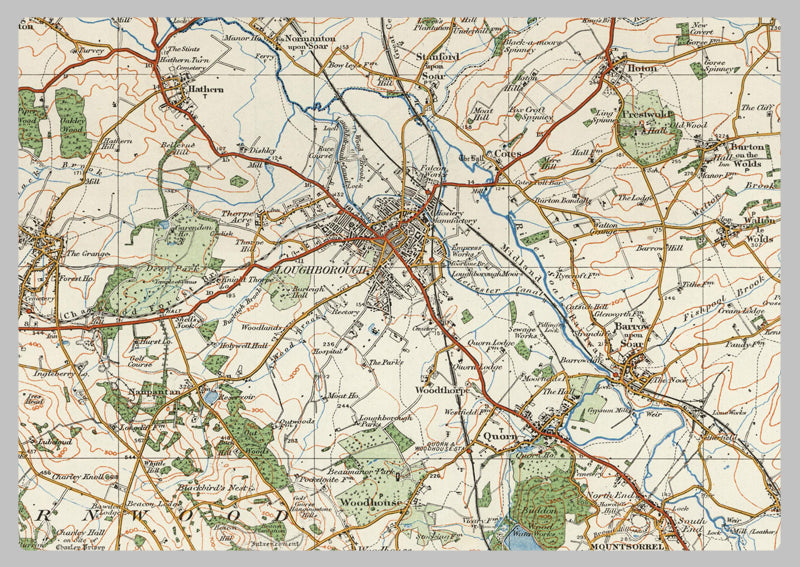 1920 Collection - Leicester Ordnance Survey Map