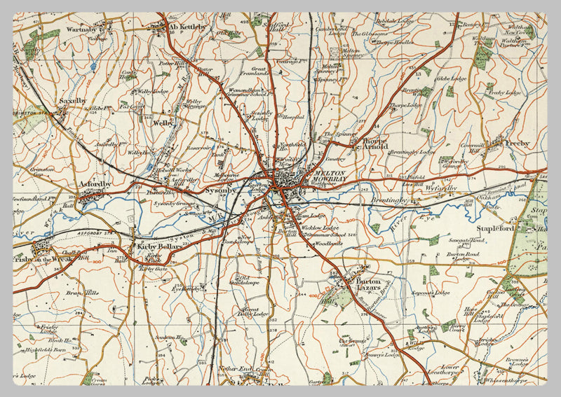 1920 Collection - Leicester Ordnance Survey Map