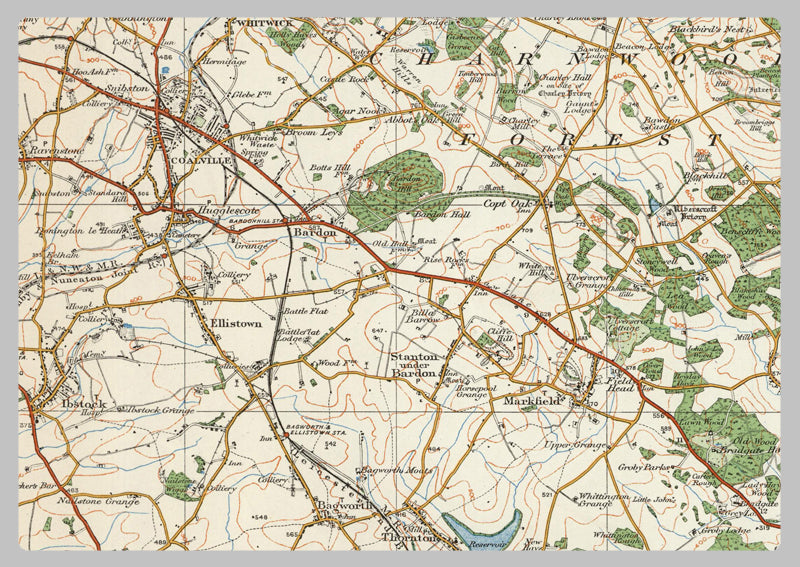 1920 Collection - Leicester Ordnance Survey Map