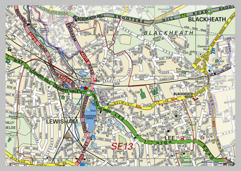 Lewisham London Borough Map