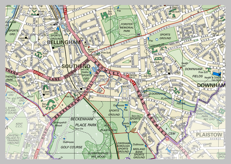 Lewisham London Borough Map