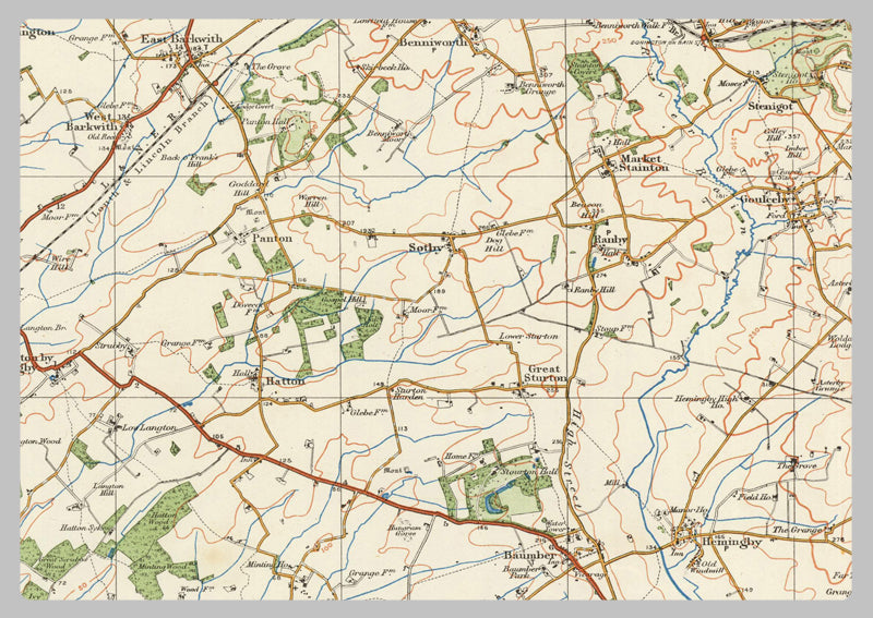 1920 Collection - Lincoln Ordnance Survey Map