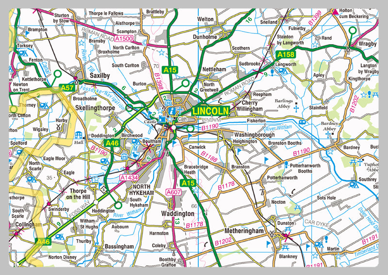 Lincolnshire County Map