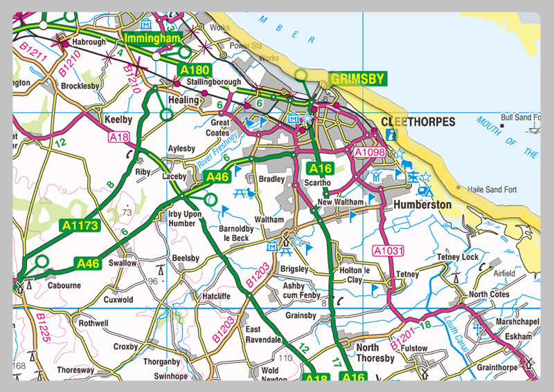 Lincolnshire County Map