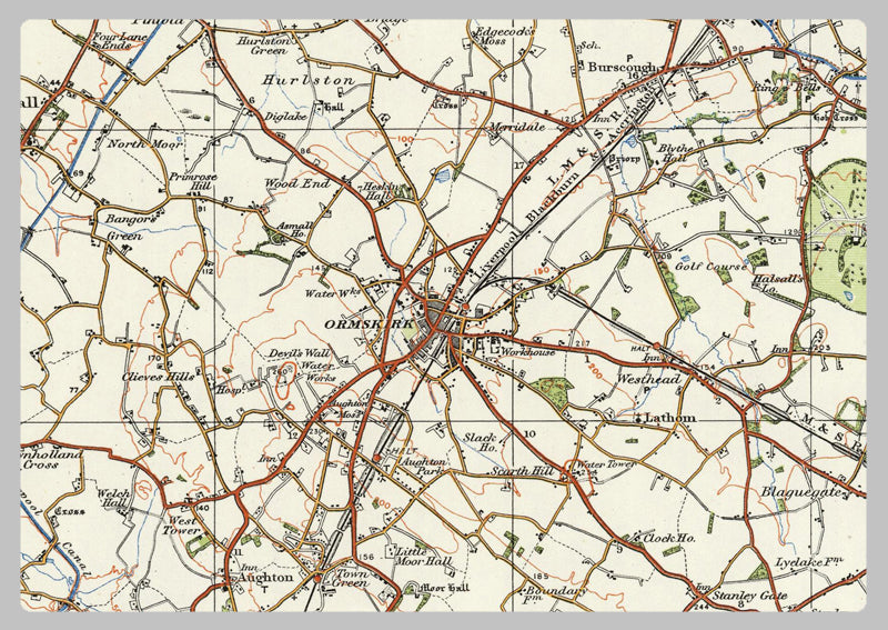 1920 Collection - Liverpool & Birkenhead Ordnance Survey Map | I Love Maps