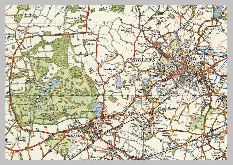 1920 Collection - Liverpool & Birkenhead Ordnance Survey Map | I Love Maps