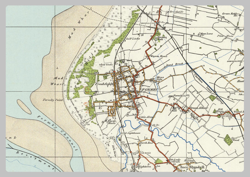 1920 Collection - Liverpool & Birkenhead Ordnance Survey Map | I Love Maps