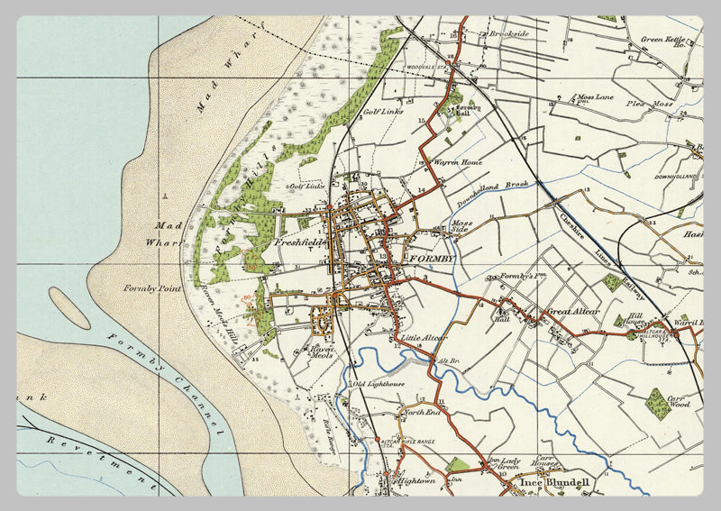 1920 Collection - Liverpool & Birkenhead Ordnance Survey Map