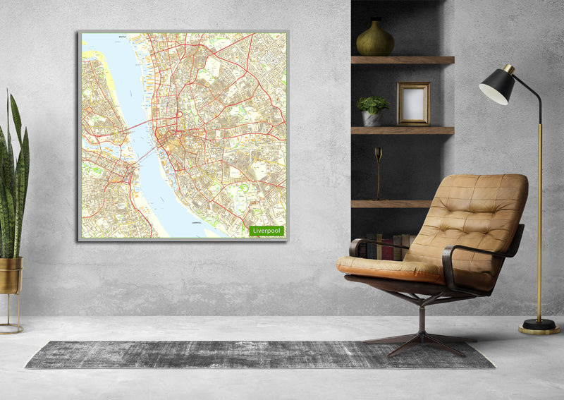 Liverpool City Centre Street Map