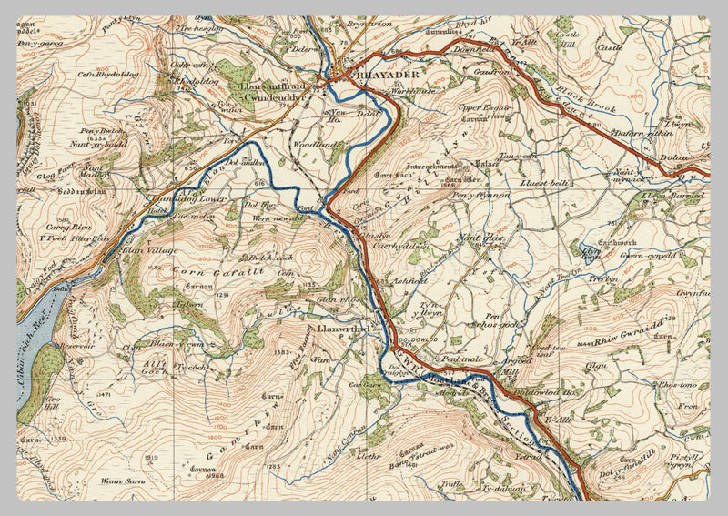 1920 Collection - Llandrindod Wells Ordnance Survey Map