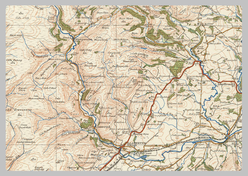 1920 Collection - Llandrindod Wells Ordnance Survey Map