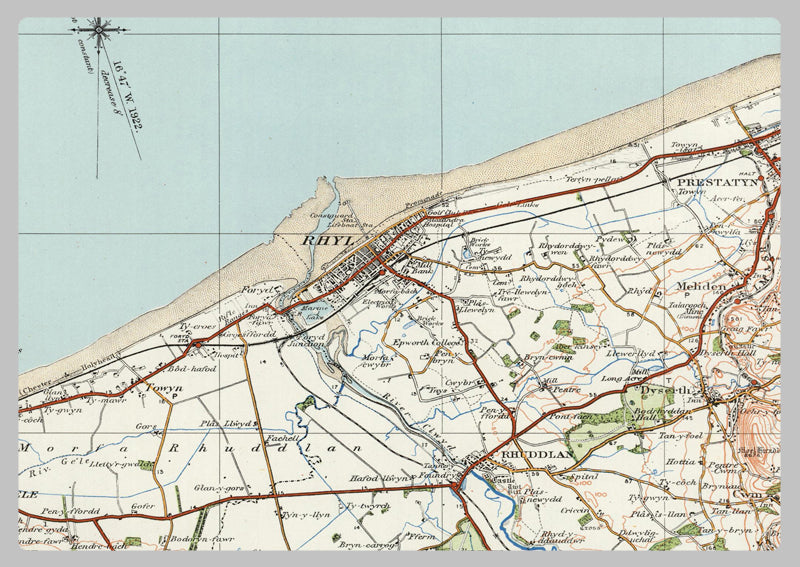 1920 Collection - Llandudno & Denbigh Ordnance Survey Map
