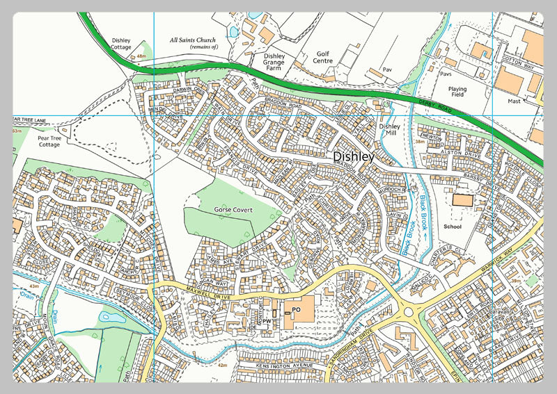 Loughborough Smaller Street Map