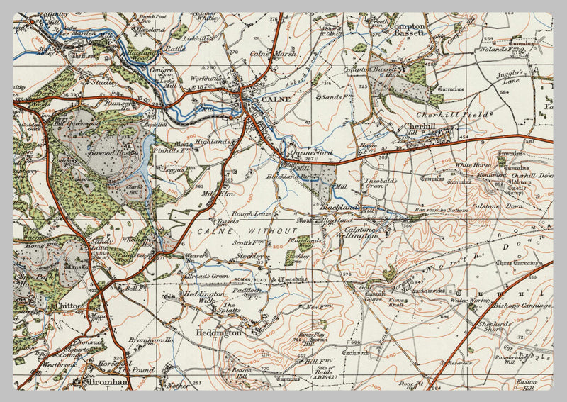 1920 Collection - Marlborough Ordnance Survey Map