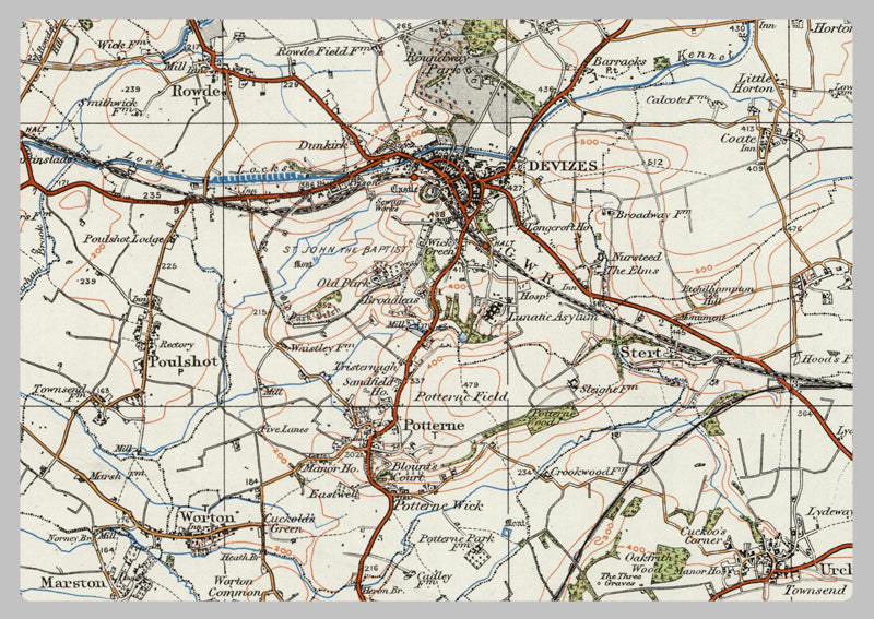1920 Collection - Marlborough Ordnance Survey Map