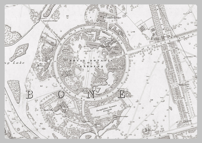 London 1872 Ordnance Survey Map - Sheet XXV - Marylebone
