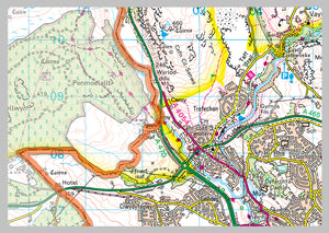 Merthyr Tydfil County Map– I Love Maps