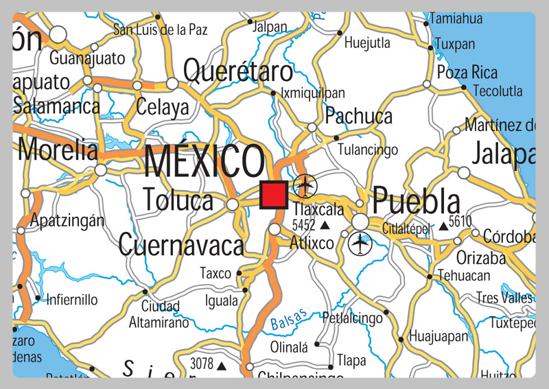 Mexico Road Map– I Love Maps