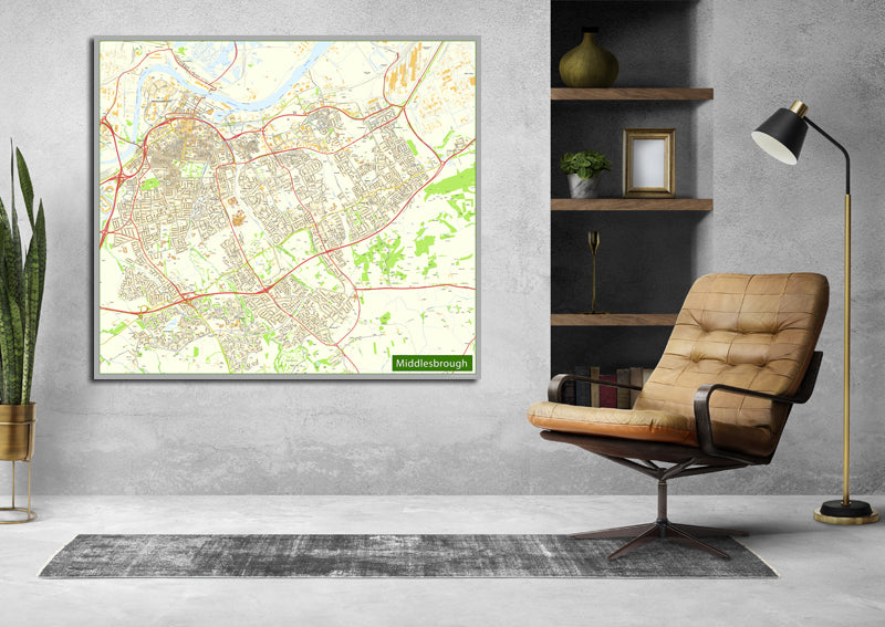 Middlesbrough Street Map