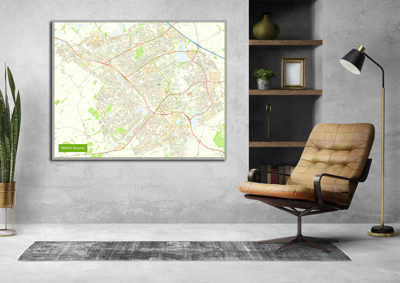 Milton Keynes Street Map
